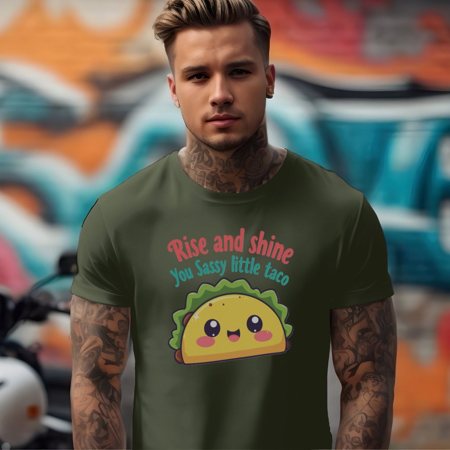 Rise and Shine You Sassy Little Taco T-shirt - Chortle Wear