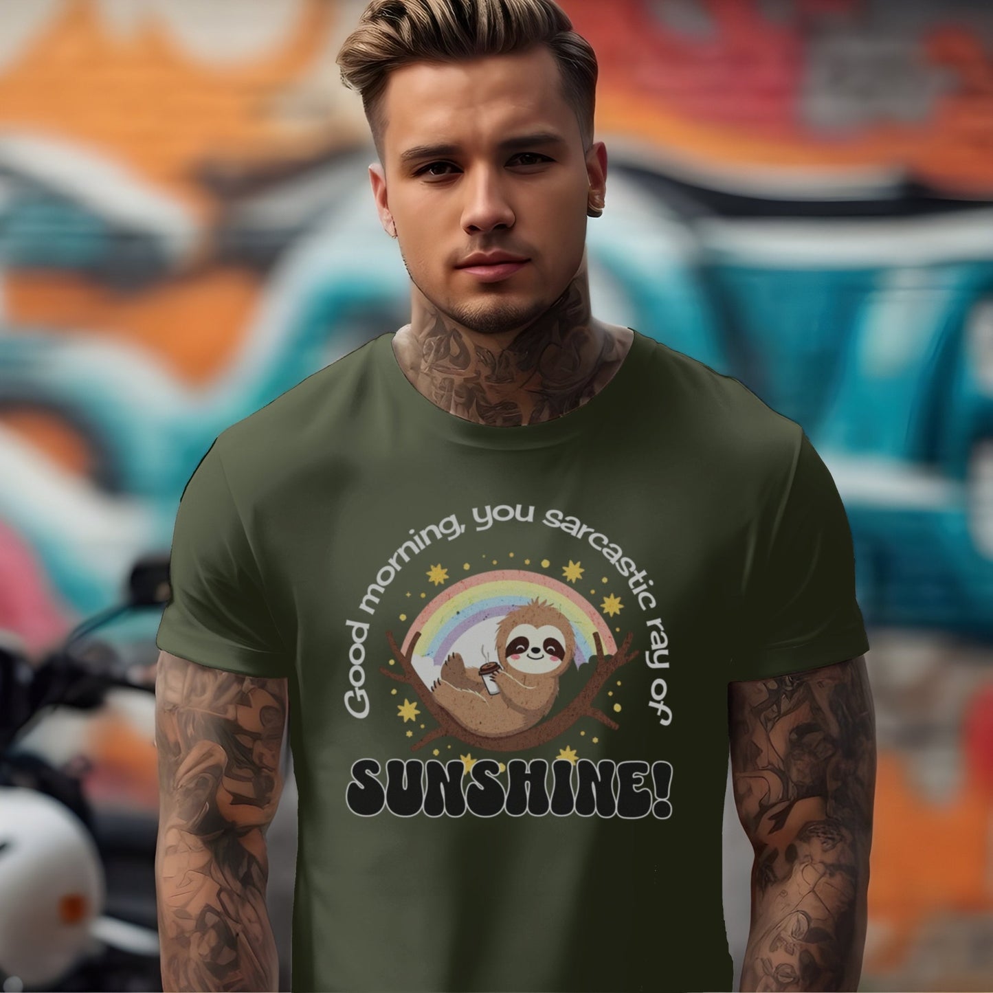 Good Morning You Sarcastic Ray of Sunshine T-shirt - Chortle Wear