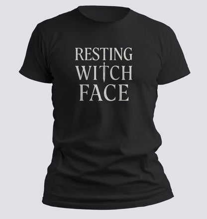 Resting Witch Face – Cursed Expression Tee - Chortle Wear