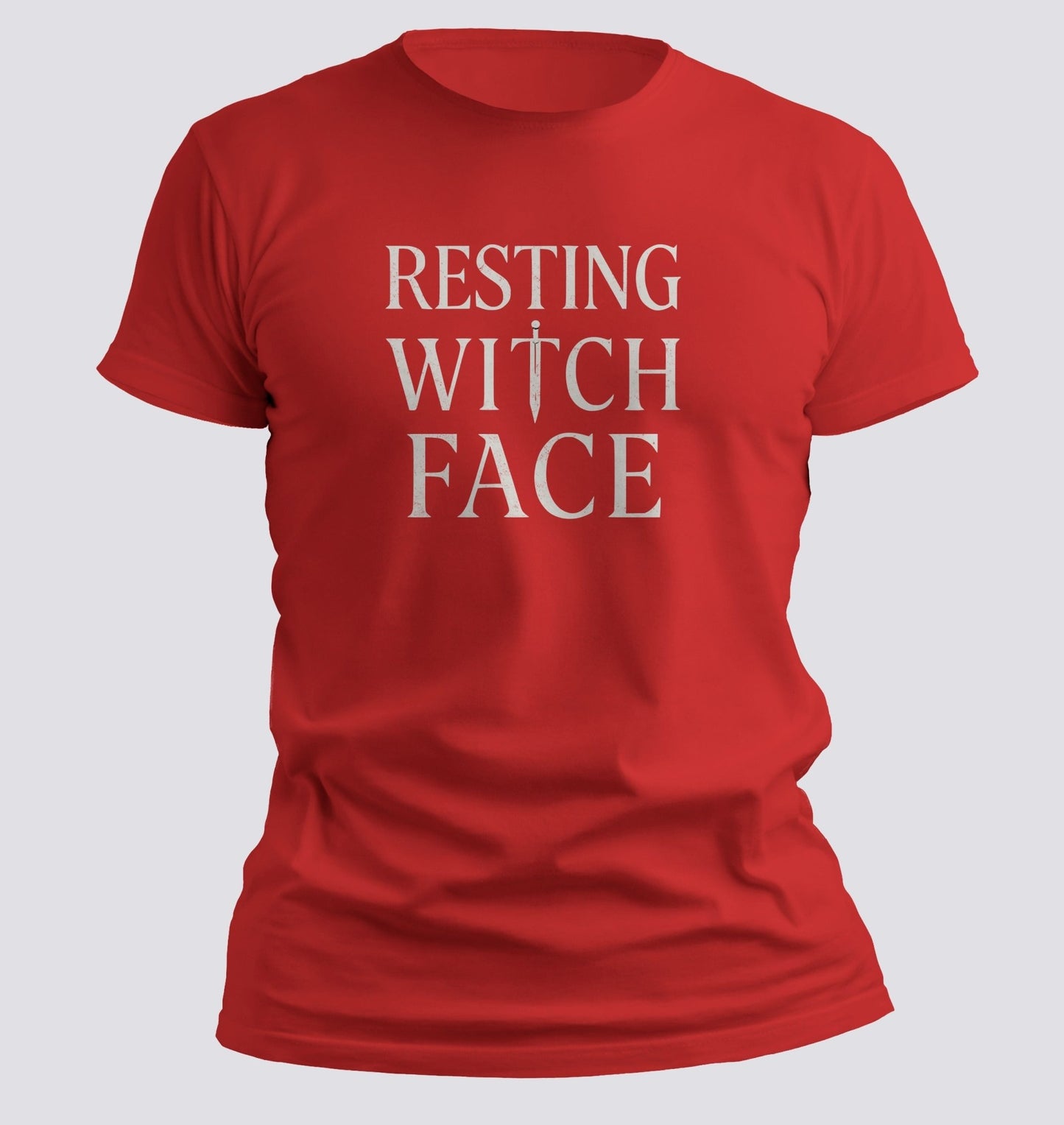Resting Witch Face – Cursed Expression Tee - Chortle Wear