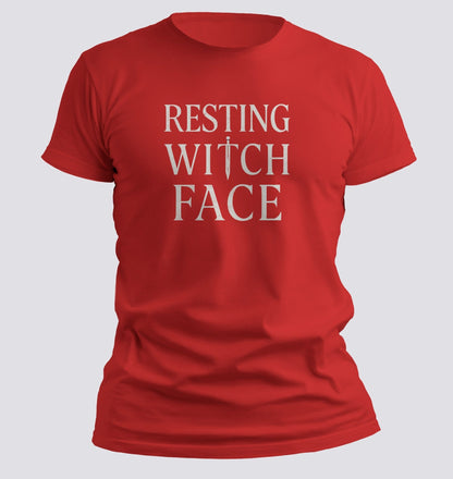 Resting Witch Face – Cursed Expression Tee - Chortle Wear