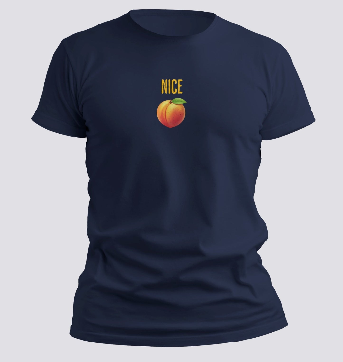 Nice Peach — Minimal Flirty Emoji Tee - Chortle Wear