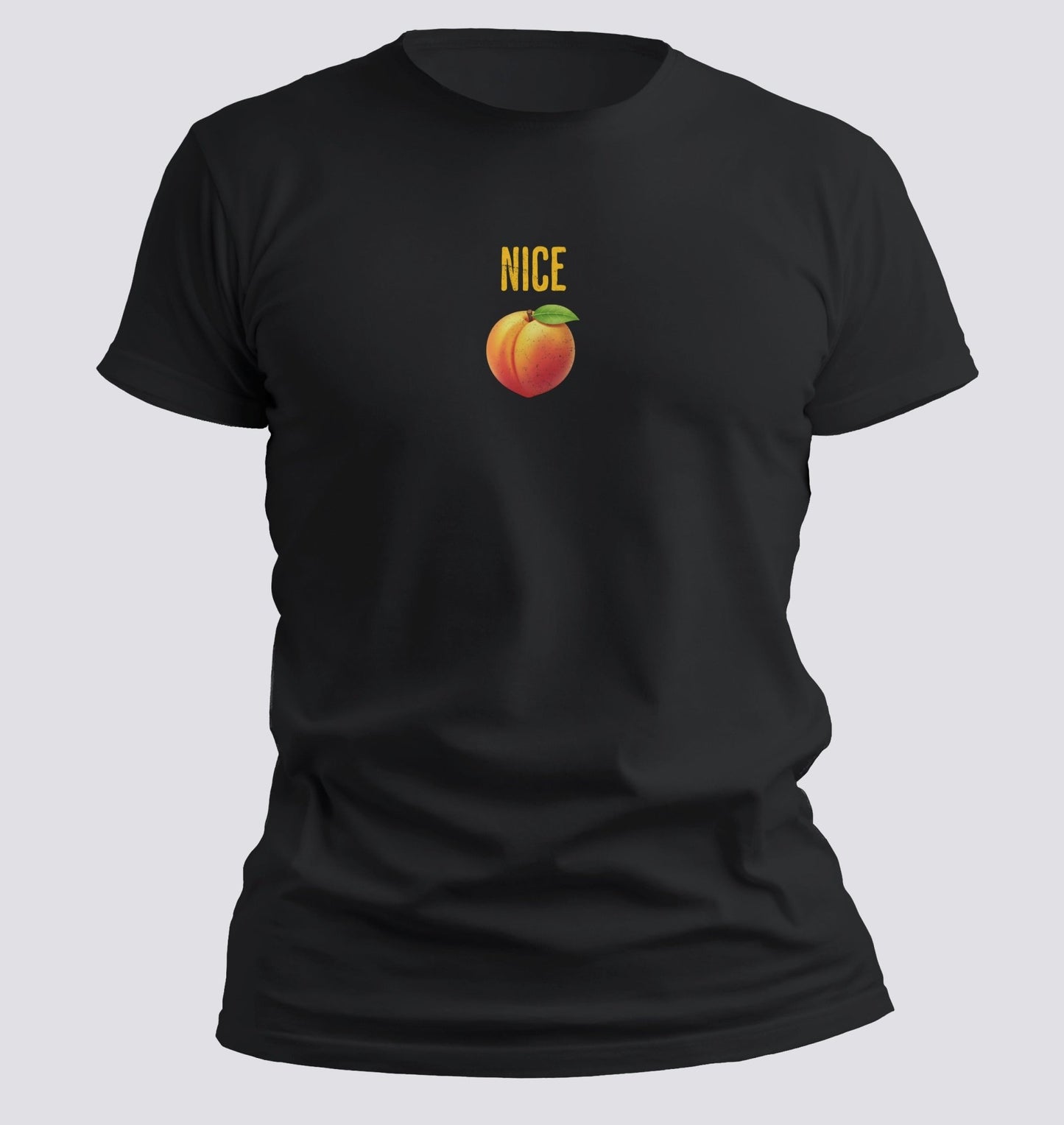 Nice Peach — Minimal Flirty Emoji Tee - Chortle Wear