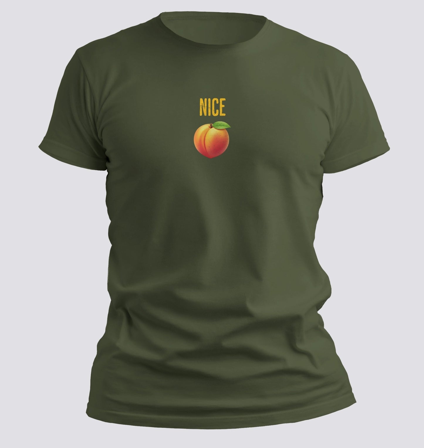 Nice Peach — Minimal Flirty Emoji Tee - Chortle Wear