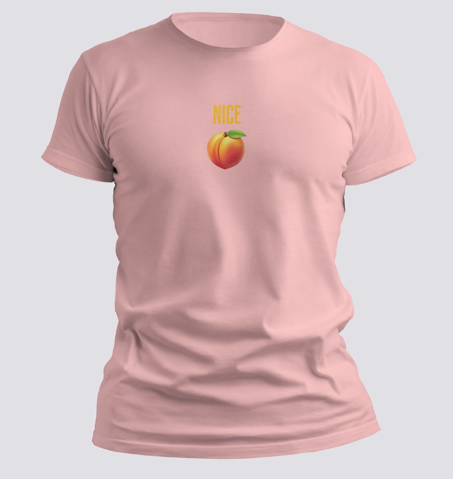 Nice Peach — Minimal Flirty Emoji Tee - Chortle Wear