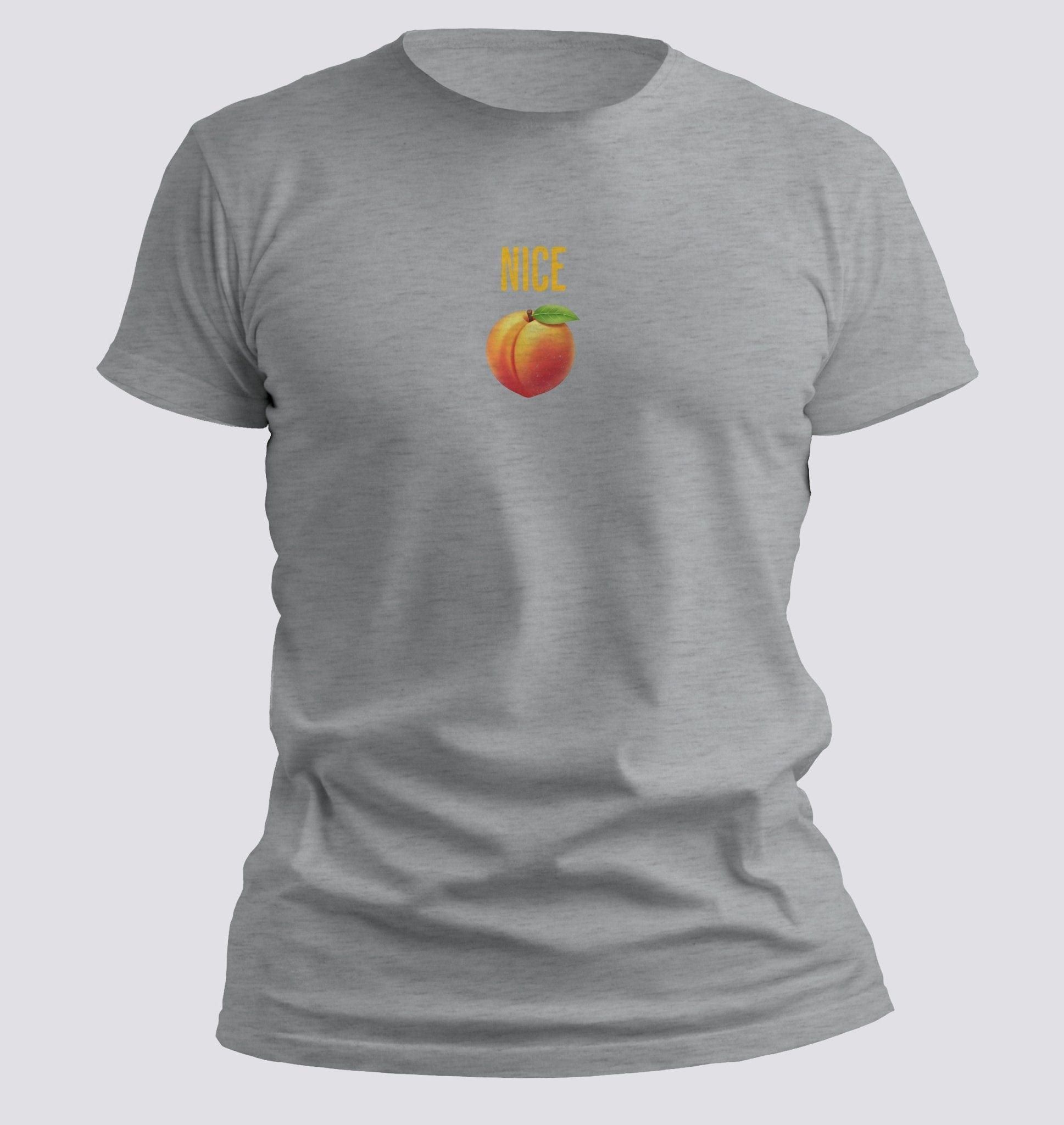 Nice Peach — Minimal Flirty Emoji Tee - Chortle Wear
