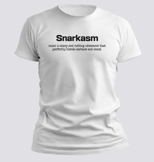 Snarkasm — The Perfect Blend of Sarcasm & Snark Tee - Chortle Wear