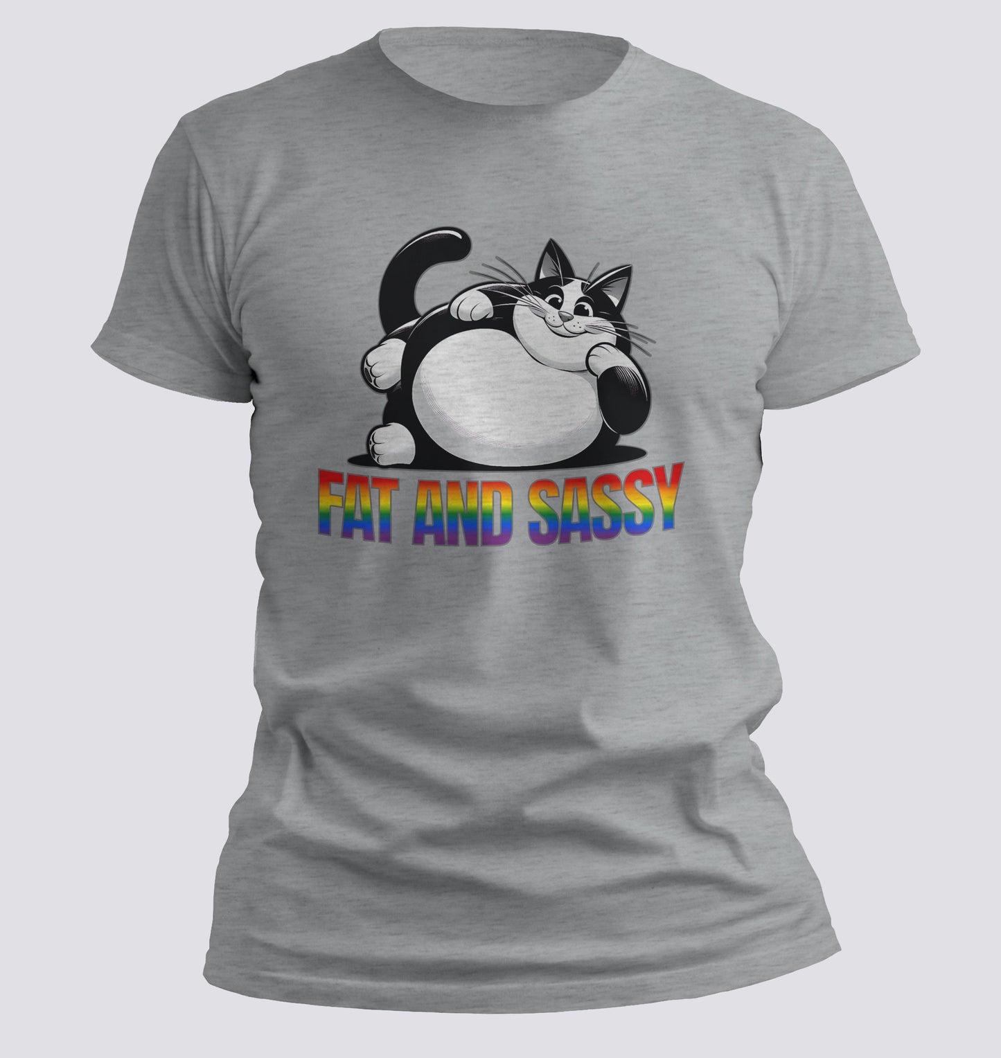 Fat and Sassy (Pride edition) T-Shirt