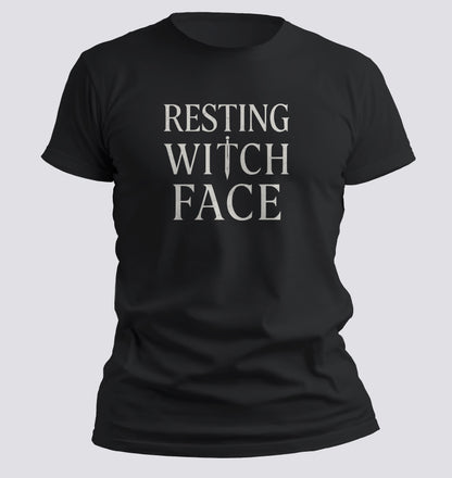 Resting Witch Face – Cursed Expression Tee