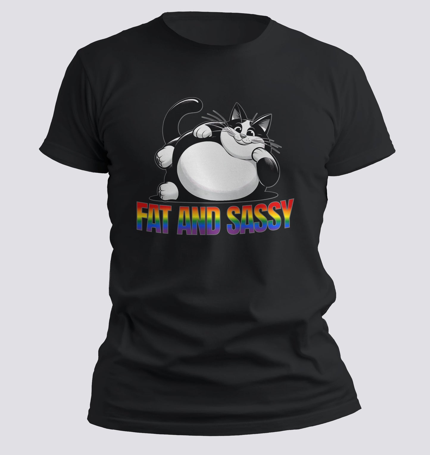 Fat and Sassy (Pride edition) T-Shirt