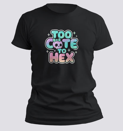 Too Cute To Hex – Pastel Goth Bubble Tee