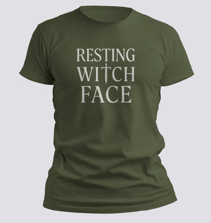 Resting Witch Face – Cursed Expression Tee