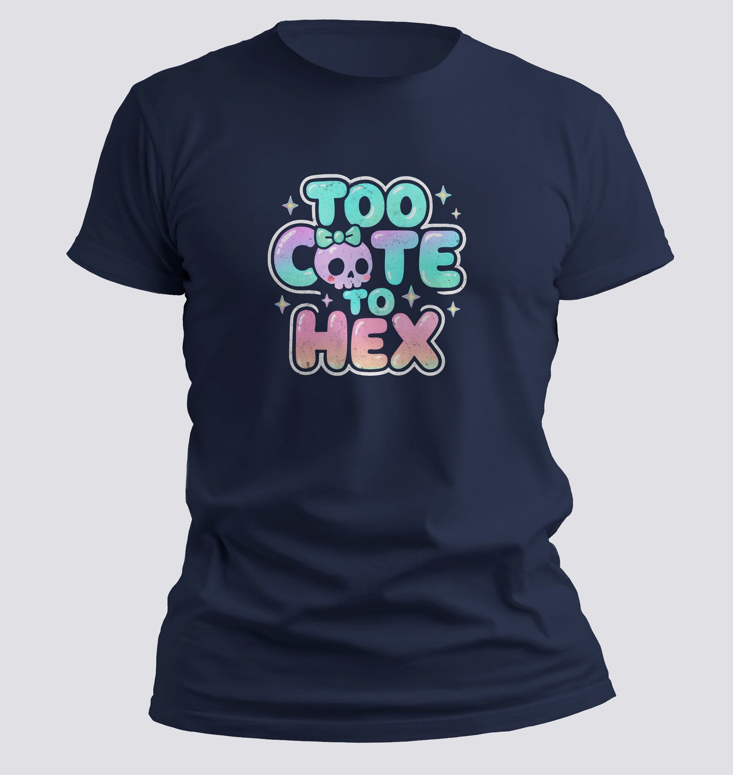 Too Cute To Hex – Pastel Goth Bubble Tee