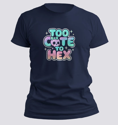 Too Cute To Hex – Pastel Goth Bubble Tee