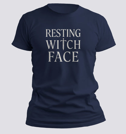 Resting Witch Face – Cursed Expression Tee