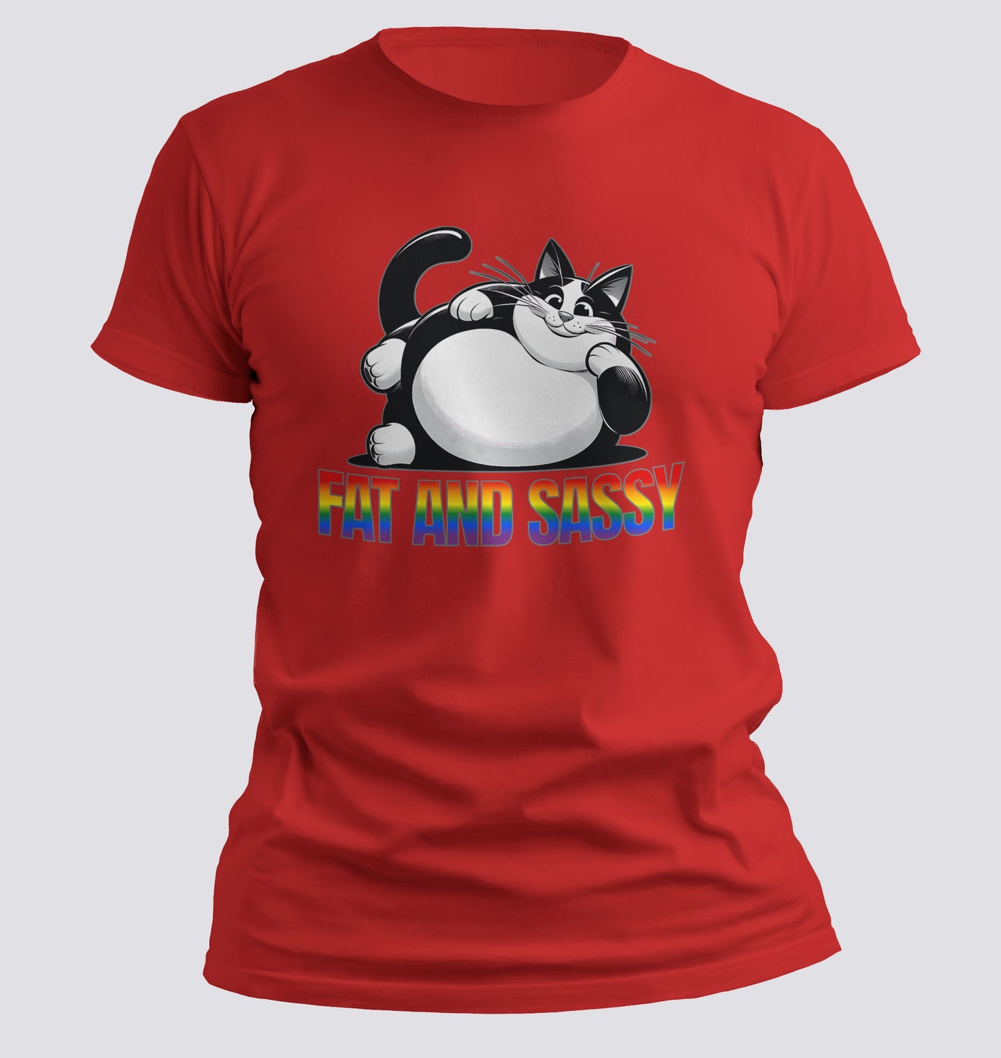 Fat and Sassy (Pride edition) T-Shirt