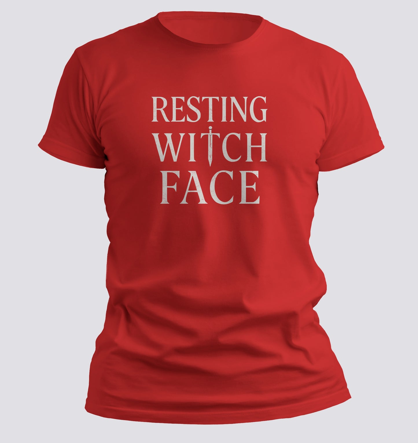 Resting Witch Face – Cursed Expression Tee