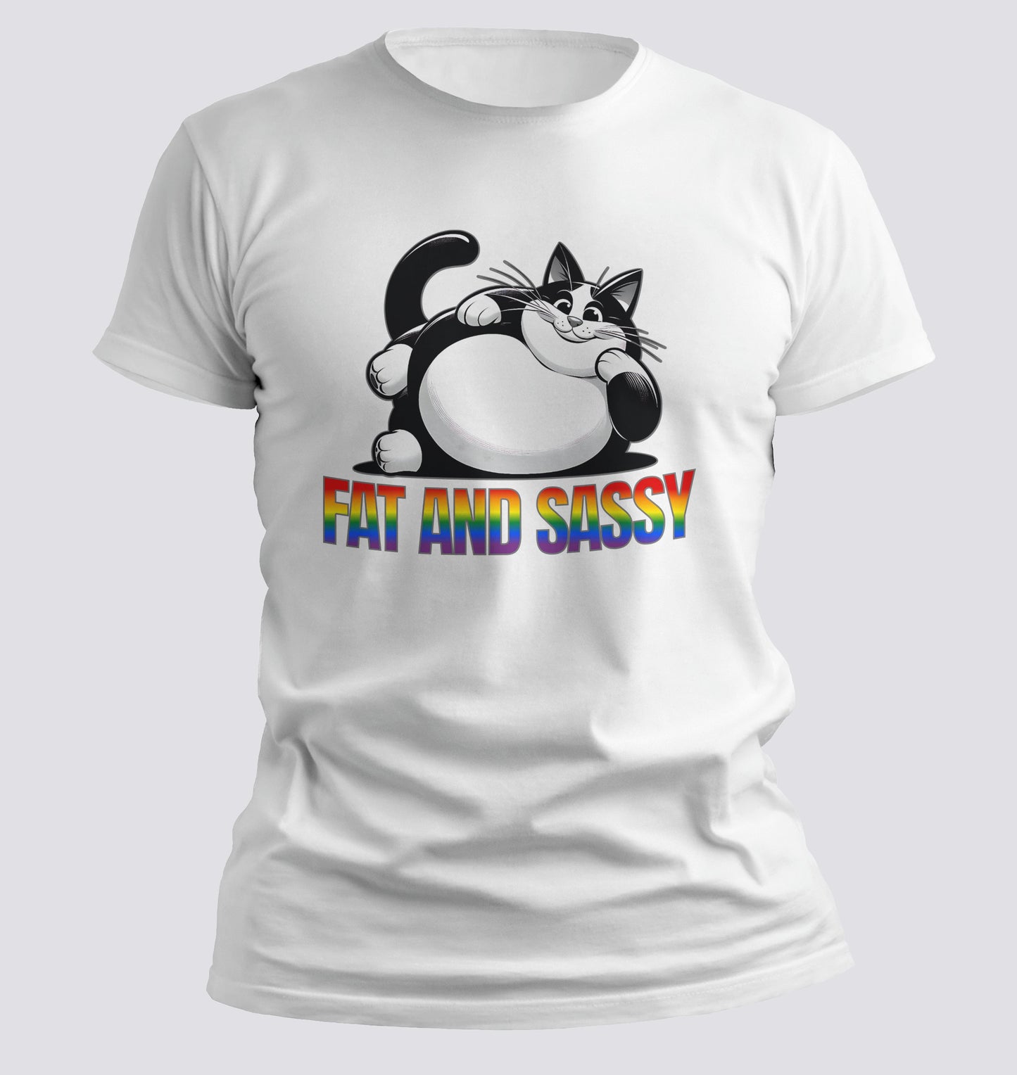 Fat and Sassy (Pride edition) T-Shirt