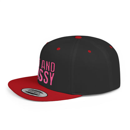 Fat and Sassy Flat Bill Snapback Hat