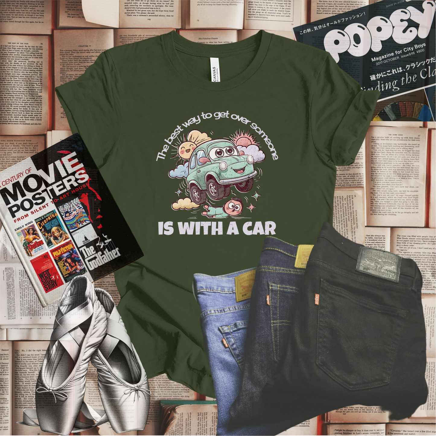 The Best Way to Get Over Someone...Is With a Car T-shirt