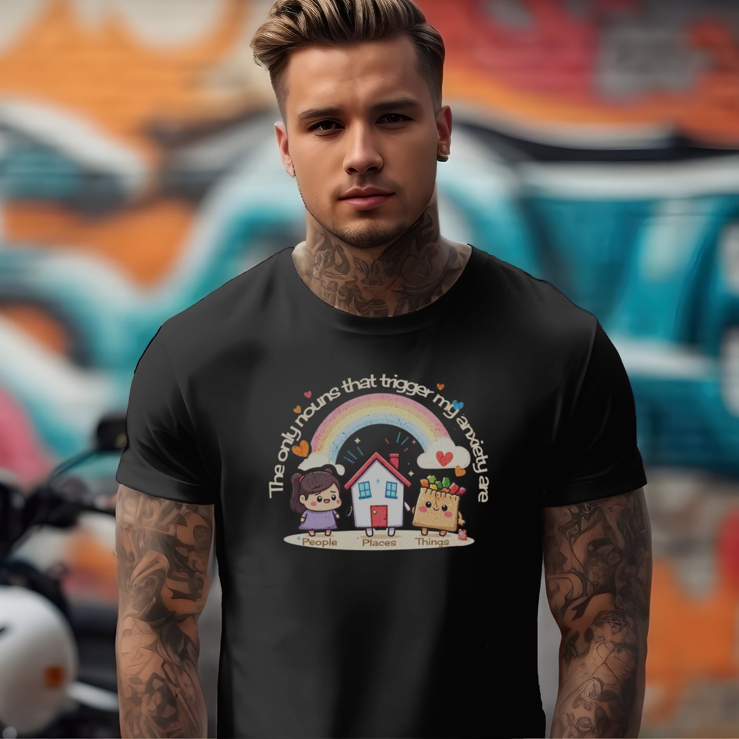Nouns Trigger My Anxiety T-shirt