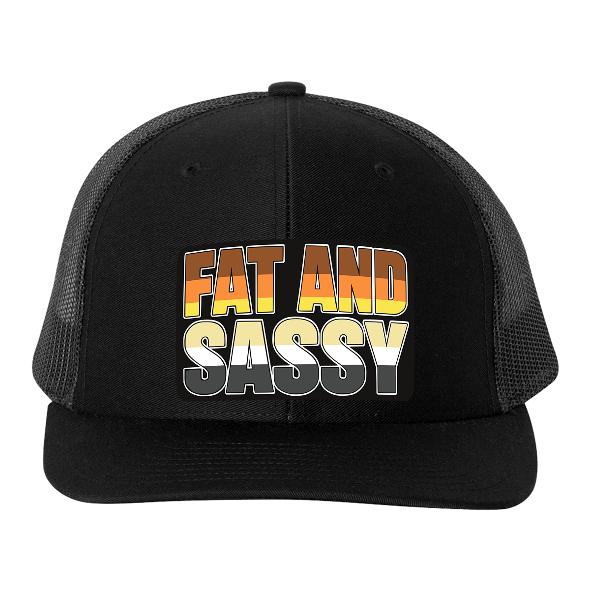 Fat and Sassy Trucker Hat - Bear Pride Edition