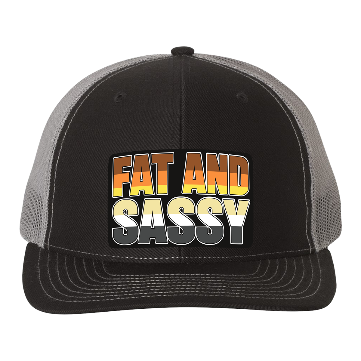 Fat and Sassy Trucker Hat - Bear Pride Edition