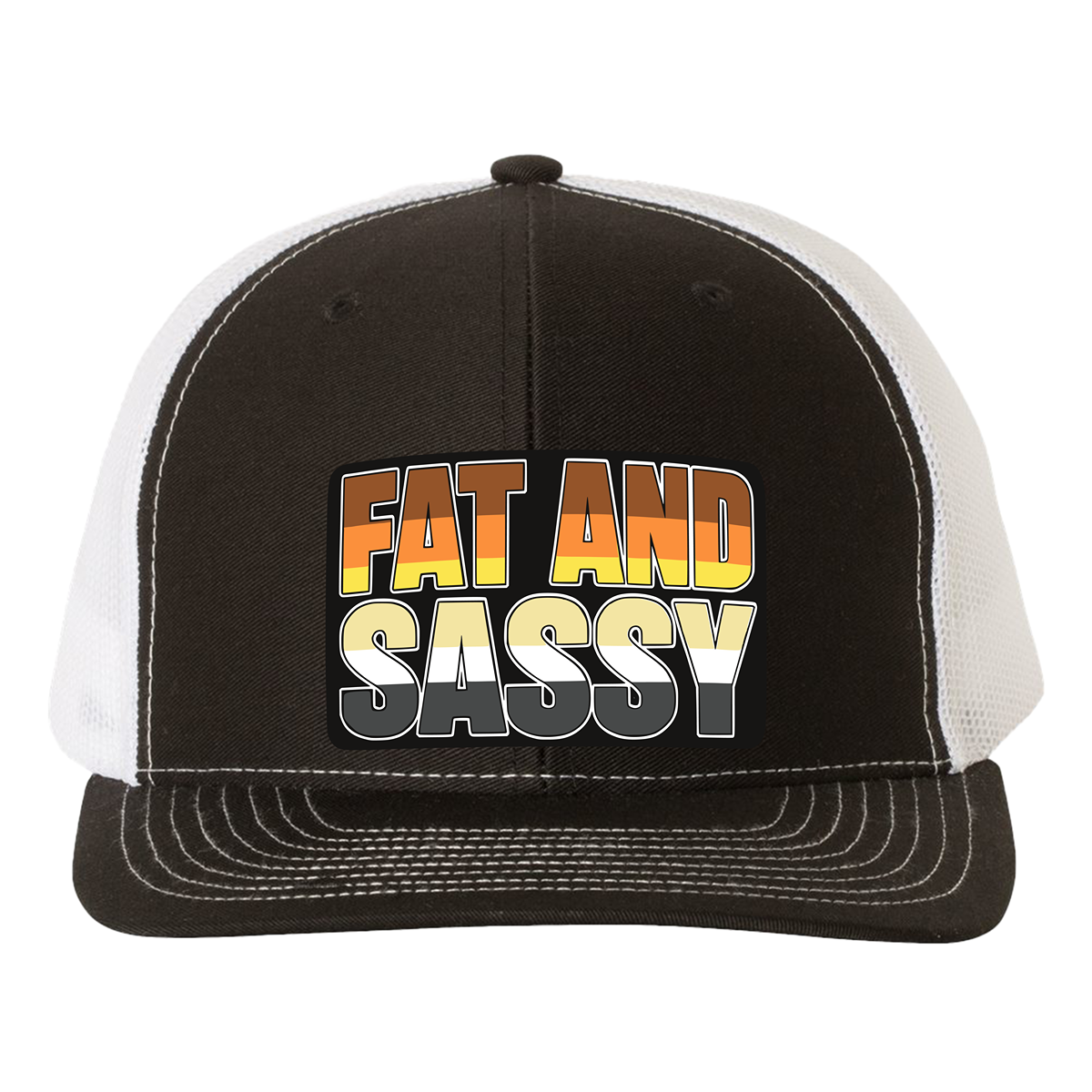Fat and Sassy Trucker Hat - Bear Pride Edition