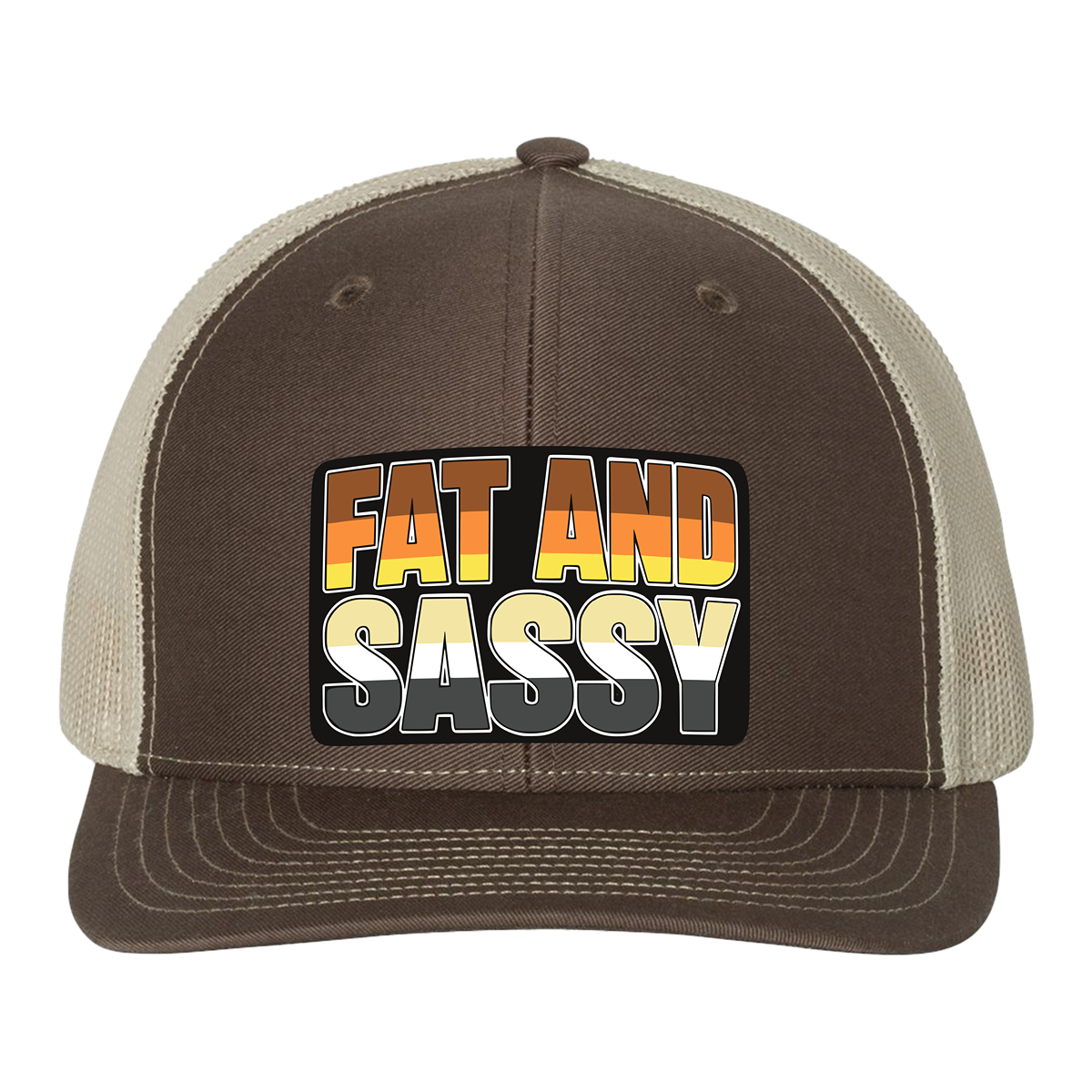 Fat and Sassy Trucker Hat - Bear Pride Edition