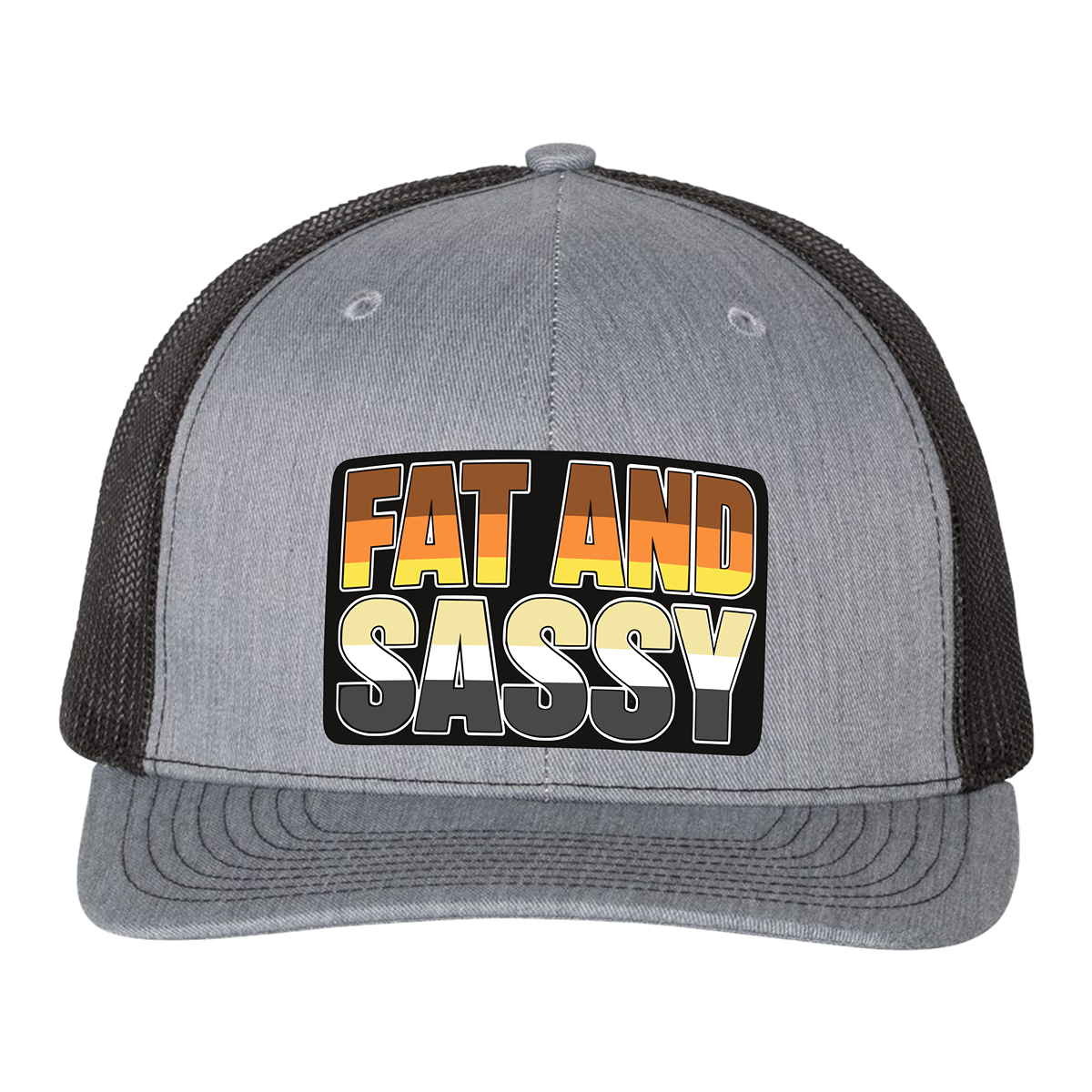 Fat and Sassy Trucker Hat - Bear Pride Edition