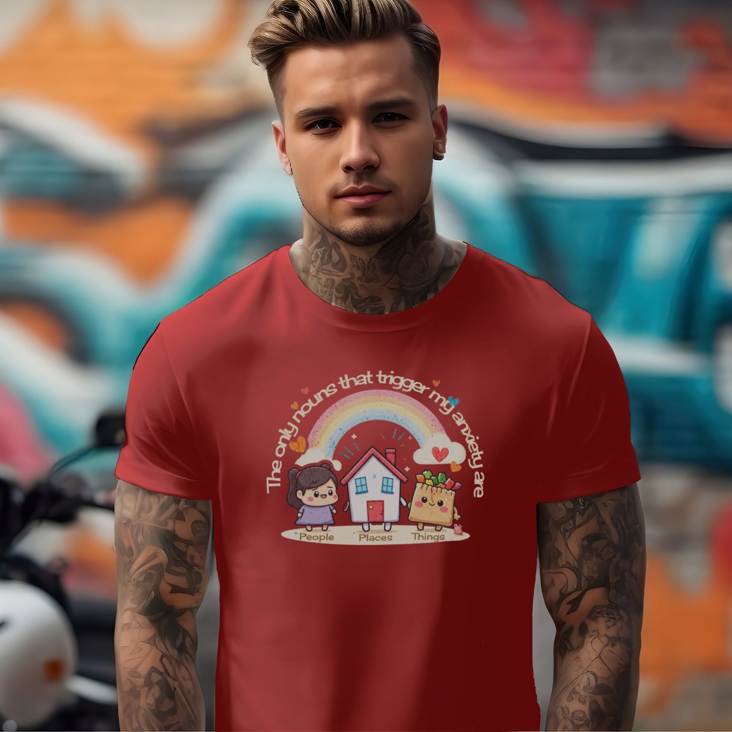 Nouns Trigger My Anxiety T-shirt