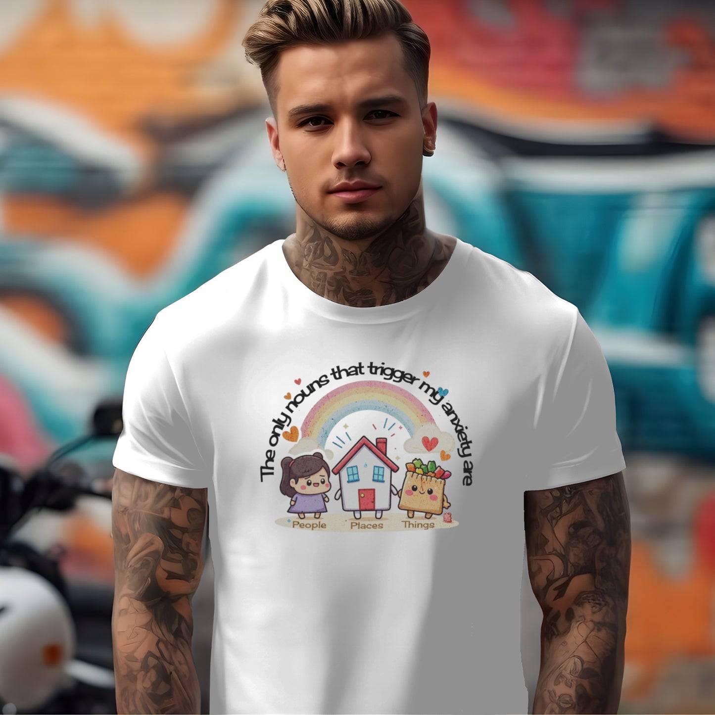 Nouns Trigger My Anxiety T-shirt